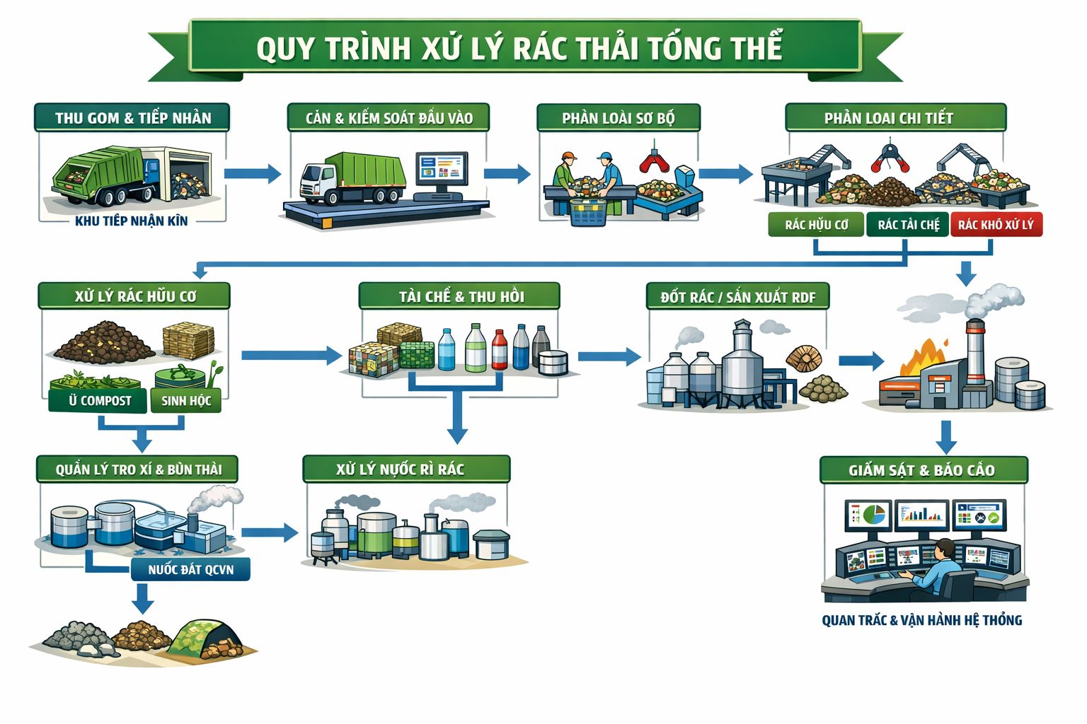 Hệ thống xử lý rác