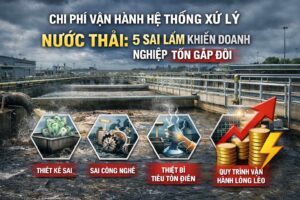 chi phí vận hành hệ thống xử lý nước thải