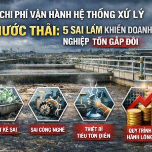 chi phí vận hành hệ thống xử lý nước thải