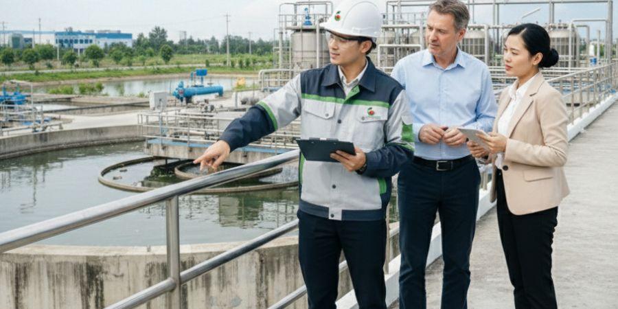 Khảo sát tư vấn xử lý nước thải - Công ty Môi trường Tiến Hà